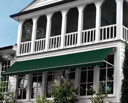 White House With The Sundrop Awning